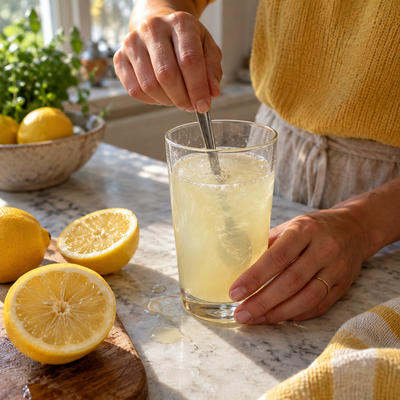 La vitamina C, dentro