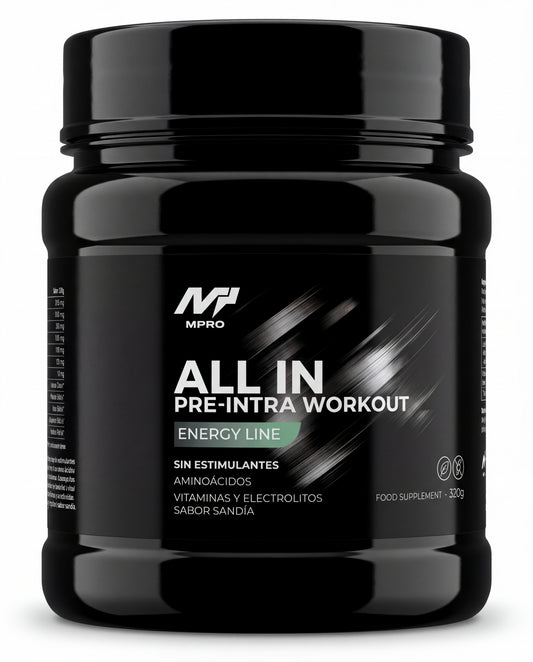 ALL IN Pre-Intra Workout – Aminoácidos, Vitaminas y Electrolitos | MPRO